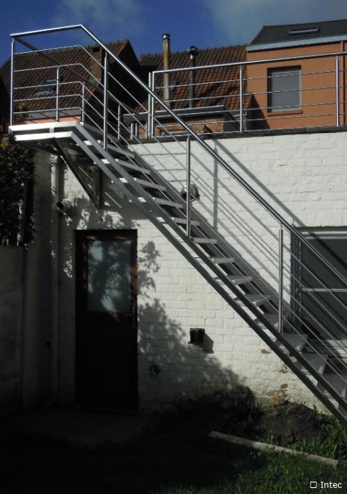 Staircase Industrial Look - Exterior Staircase