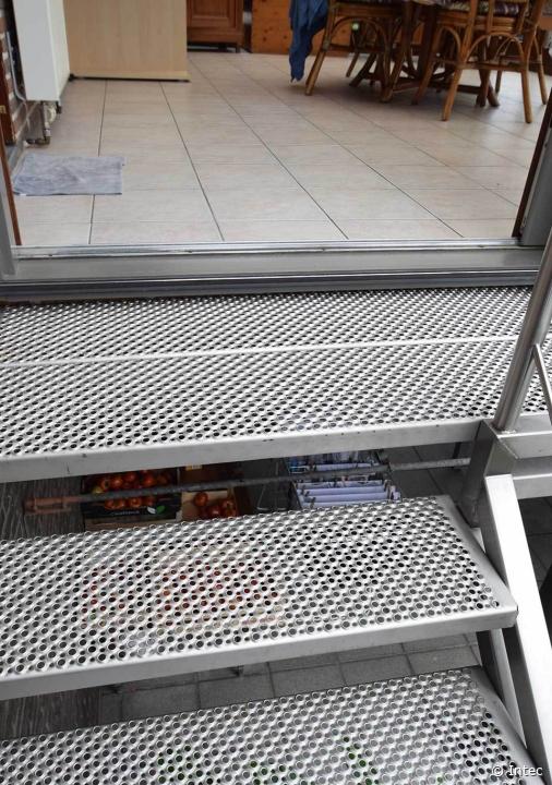 Trap Industri�le Look - Inox Buitentrap